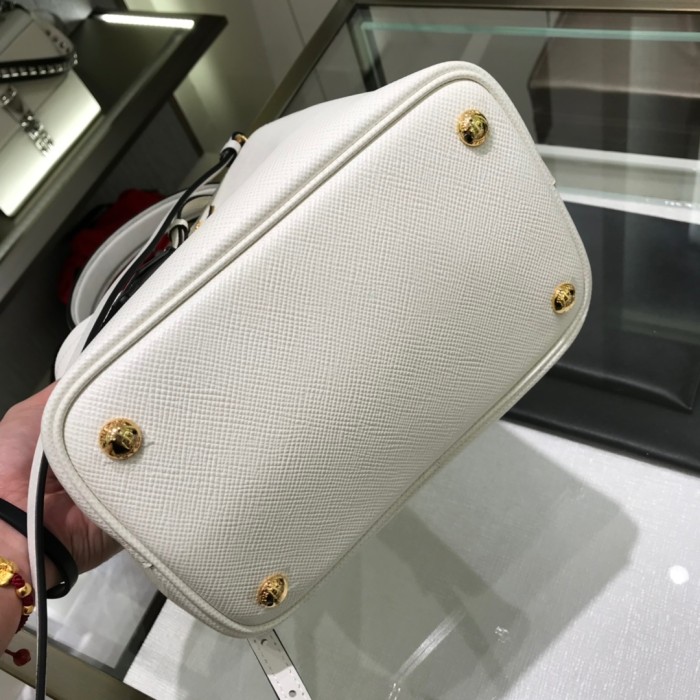 Saffiano Leather Panier Bag“22*23*13CM”-0011=
