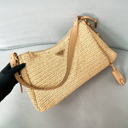 Aimée Large Crochet And Leather Bag“39*24*11.5CM”-0811=
