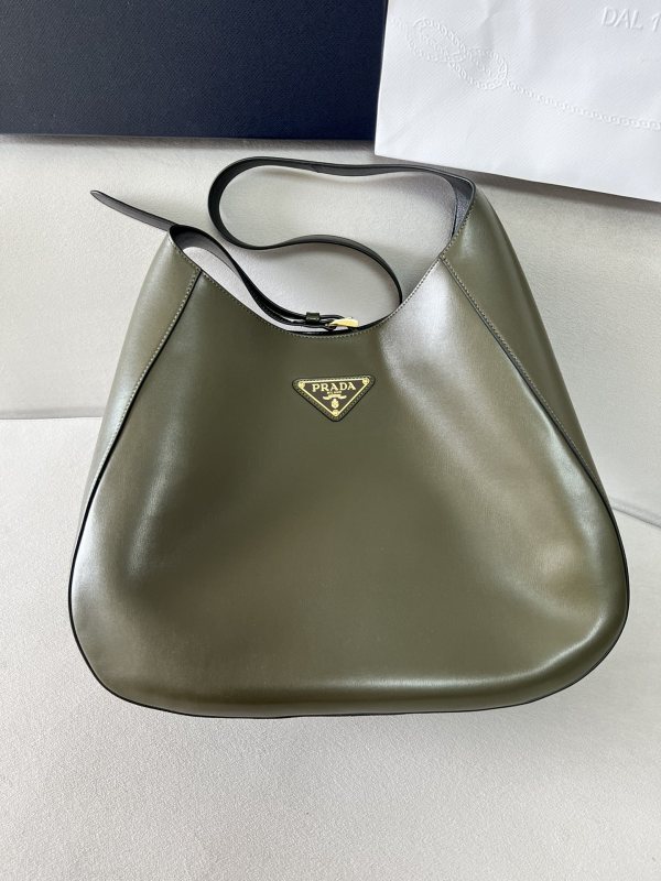 Large Leather Shoulder Bag WithTop Stitching“40*30.5*9CM”-0811=