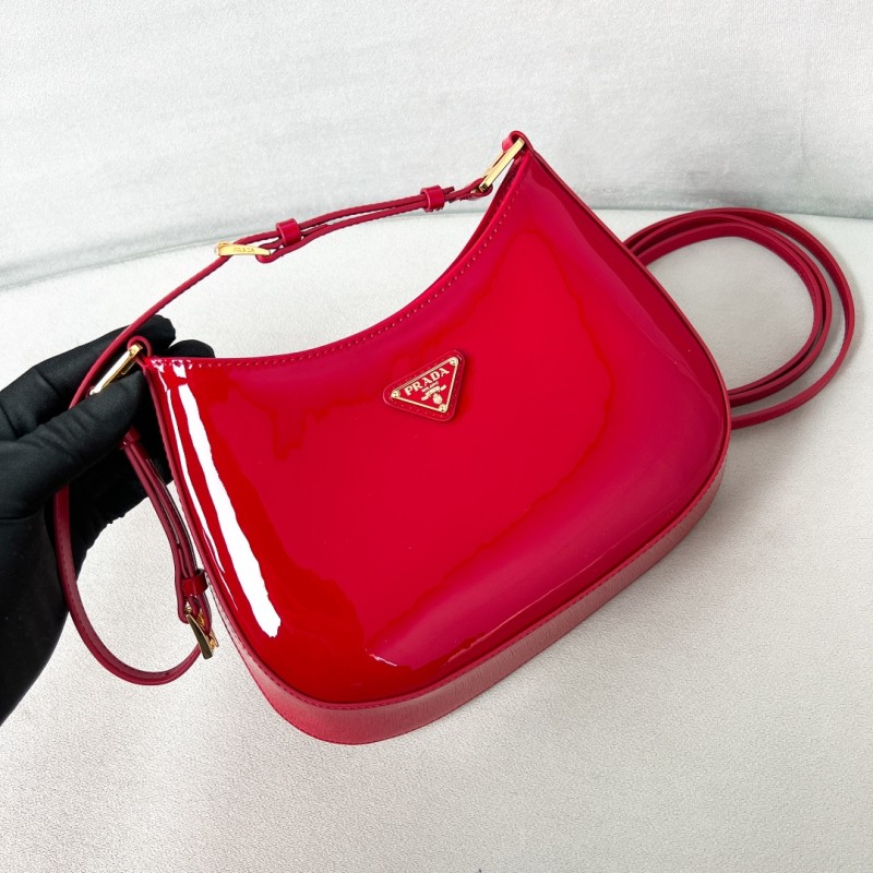 Cleo Brushed Leather Shoulder Bag“23*21*10CM”-088=