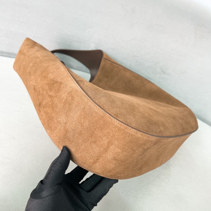 Large Leather Shoulder Bag WithTop Stitching“40*30.5*9CM”-0811=