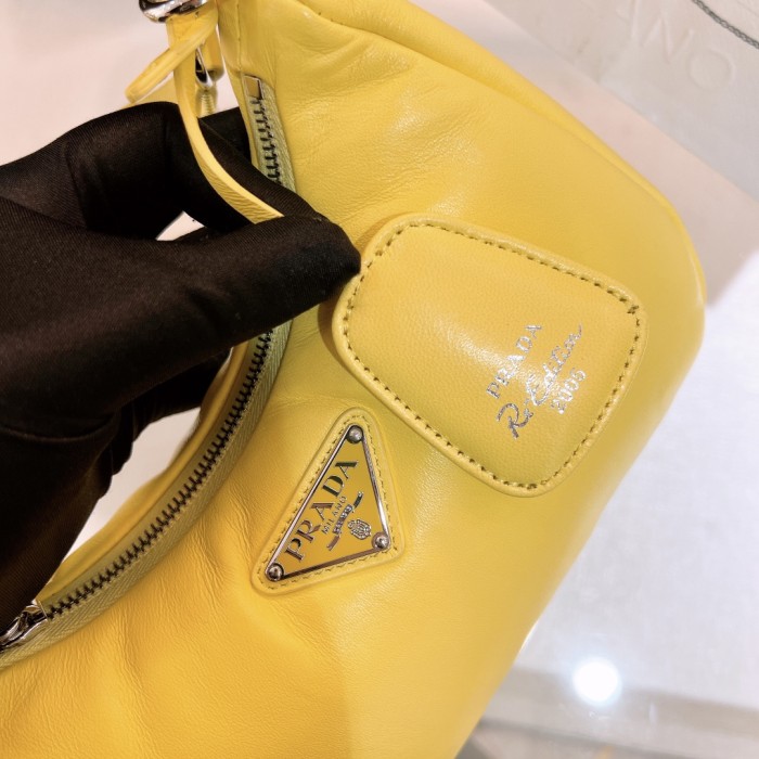 Re-Edition 2005 Leather Bag“22*18*6.5CM”-088=