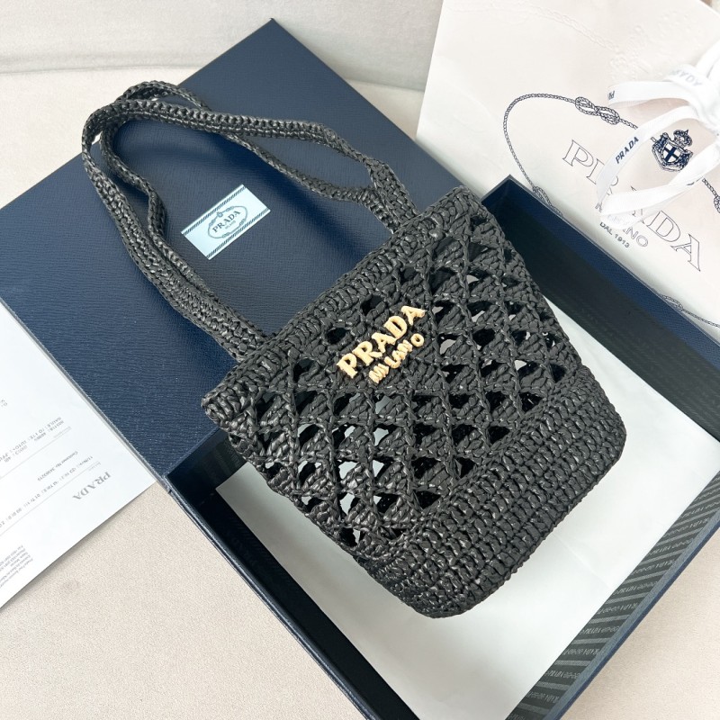 Crochet tote bag“18*18*11CM”-059=