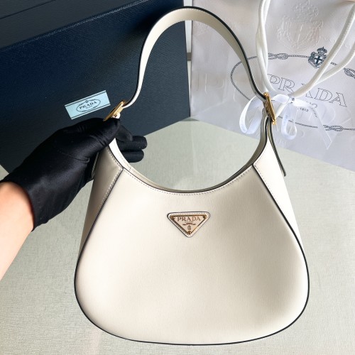 Cleo Brushed Leather Shoulder Bag“26*17*4.5CM”-089=