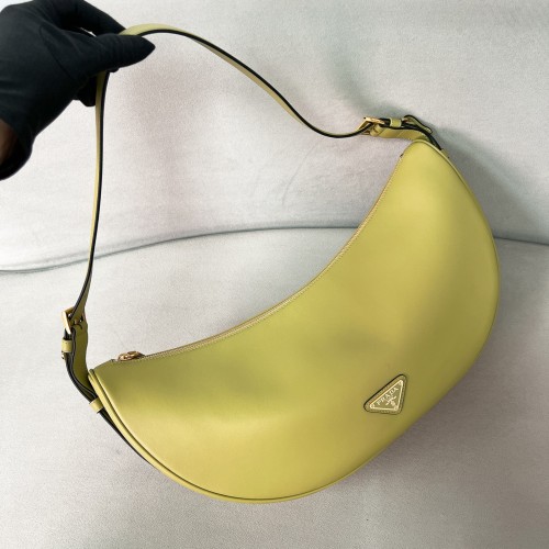 Demi-lune Large Leather Shoulder Bag“42*19.5*8.5CM”-0801=