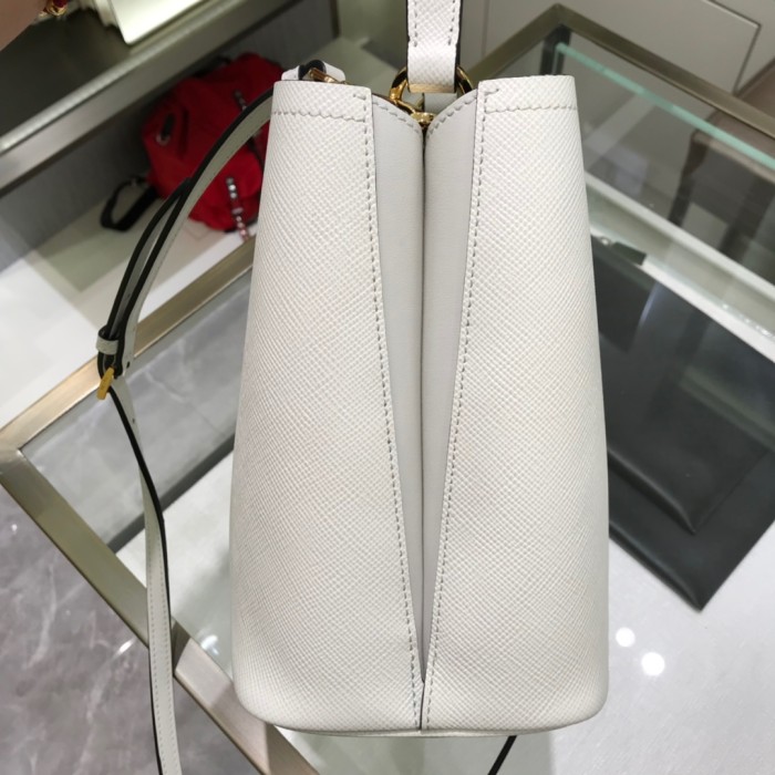 Saffiano Leather Panier Bag“22*23*13CM”-0011=