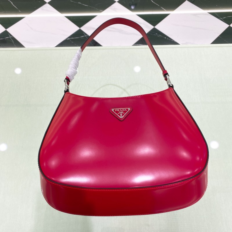 Cleo Brushed Leather Shoulder Bag“27*22*6CM”-087=