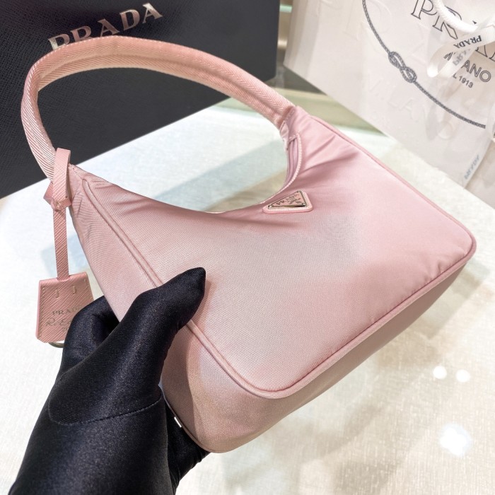 Re-Edition 2005 Re-Nylon And Saffiano Mini Bag“22*17*6CM”-054=