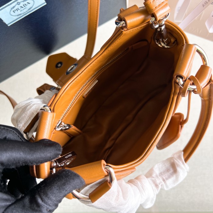 Moon Padded Nappa Leather Shoulder Bag“22.5*17.5*12CM”-0011=