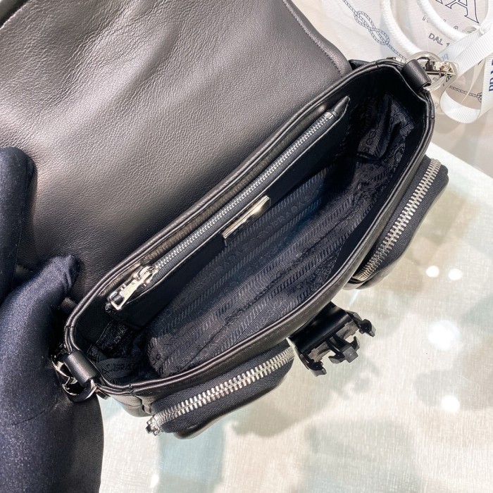 Pocket Logo-Strap Crossbody Bag“23*12.5*6.5CM”-088=