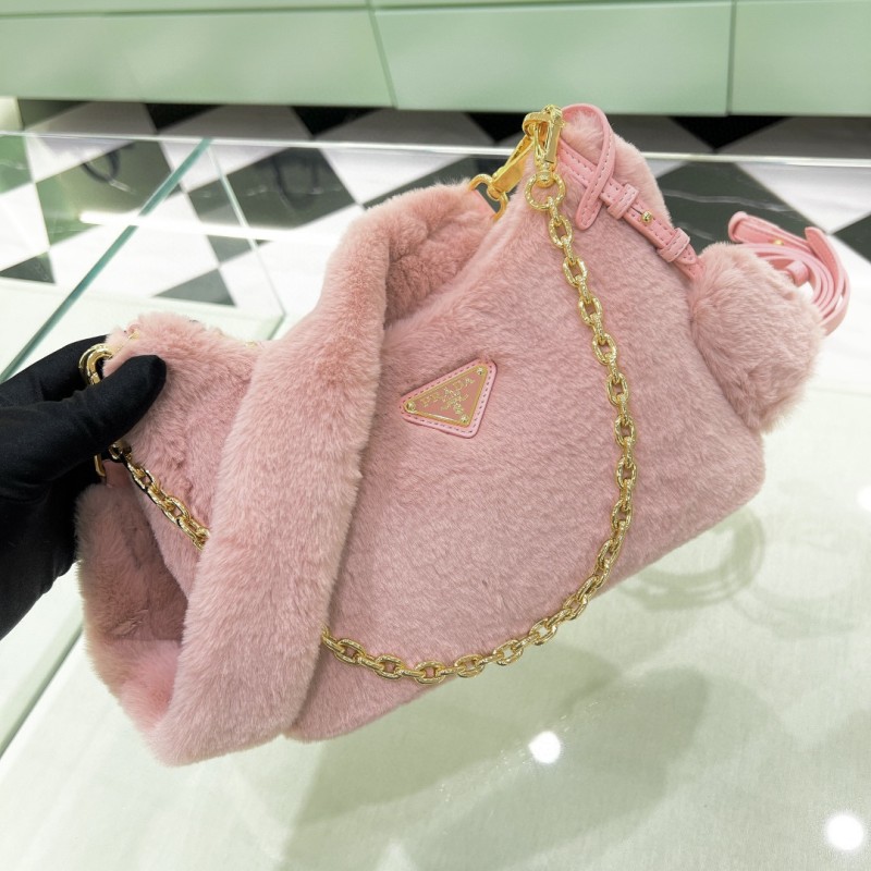 Re-Edition 2005 Shearling Shoulder Bag“22*18*6CM”-087=