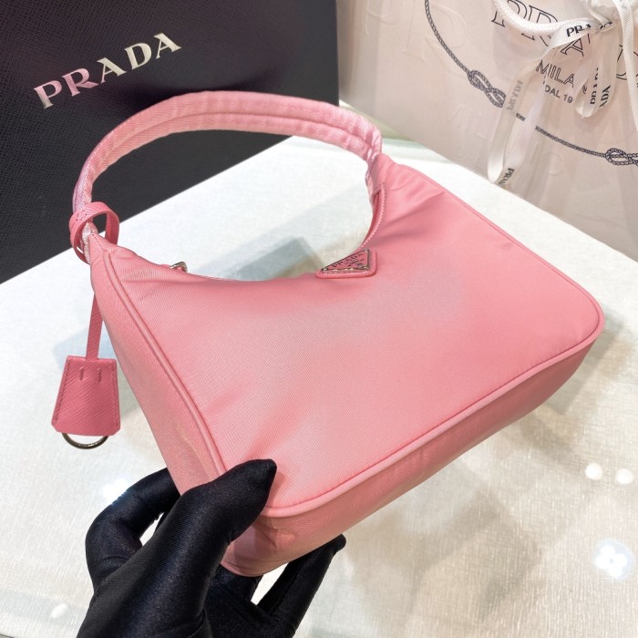 Re-Edition 2005 Re-Nylon And Saffiano Mini Bag“22*17*6CM”-054=