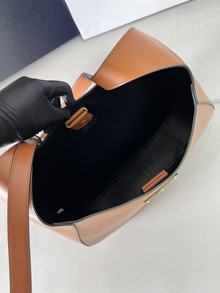 Large Leather Shoulder Bag WithTop Stitching“40*30.5*9CM”-0811=