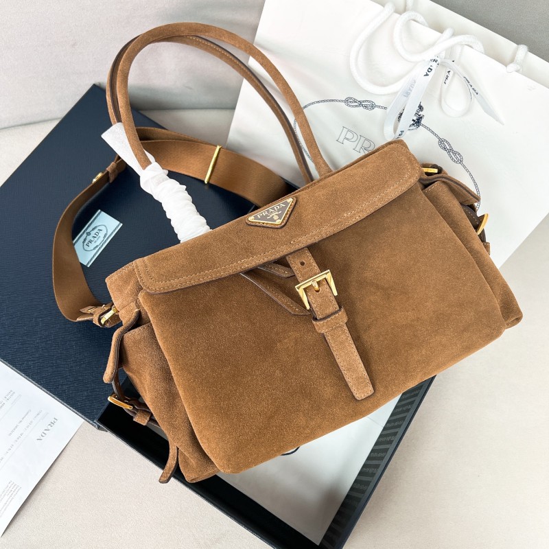 Explore medium suede tote bag“30*17*11CM”-0801=