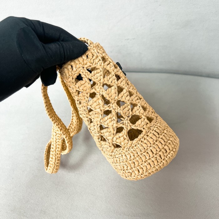 Crochet tote bag“18*18*11CM”-059=