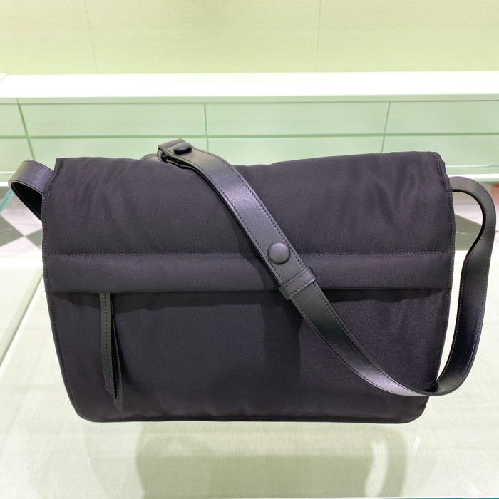 Padded Re-Nylon Shoulder Bag“36*28*14CM”-0801=