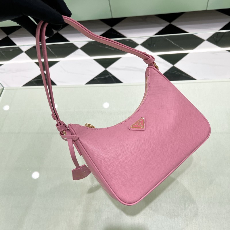 Re-Edition Saffiano Leather Bag“22*18*6CM”-089=