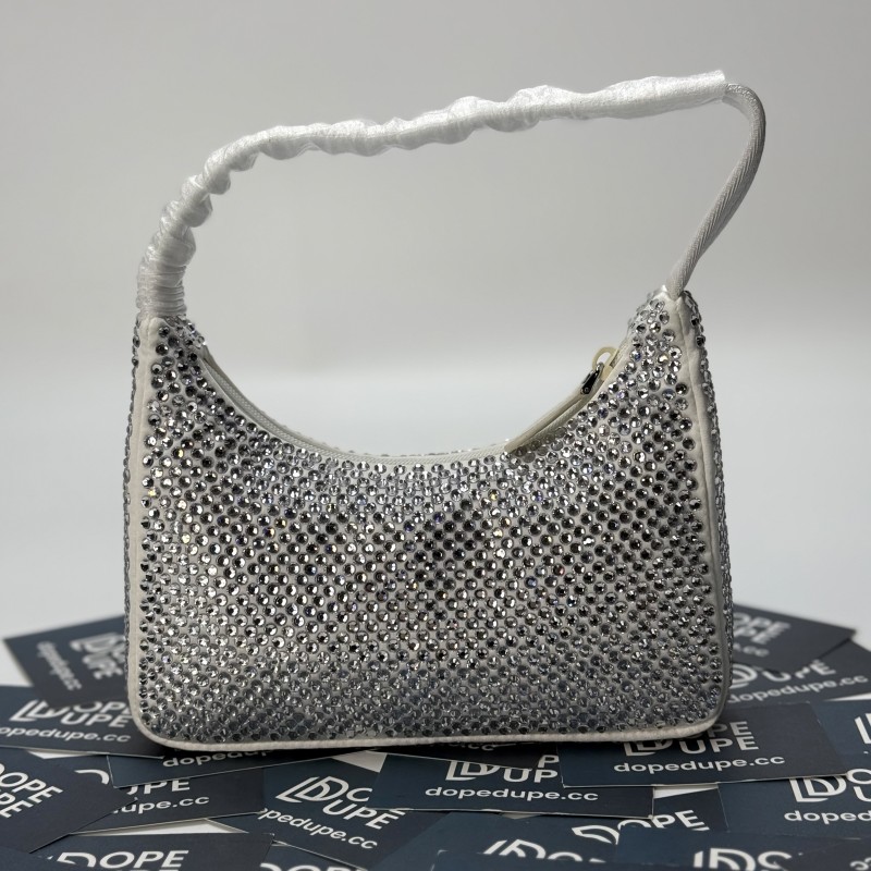 Re-Edition 2000 Crystal Mini Bag“22*18*6.5CM”-006