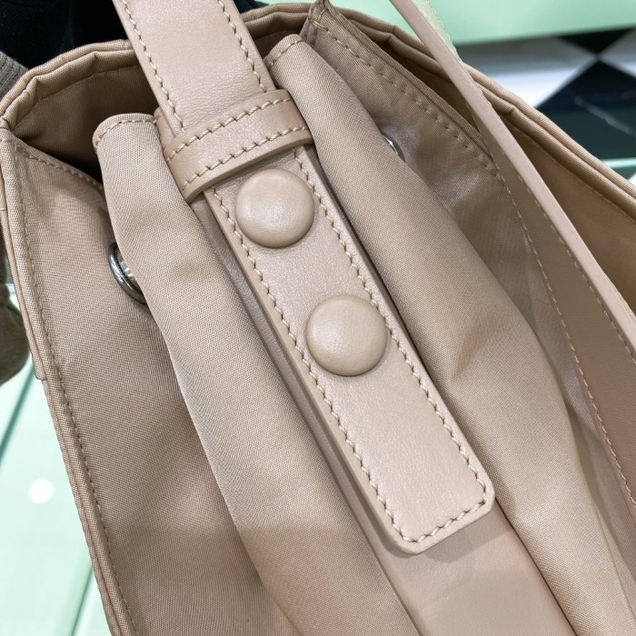 Padded Re-Nylon Shoulder Bag“36*28*14CM”-0801=