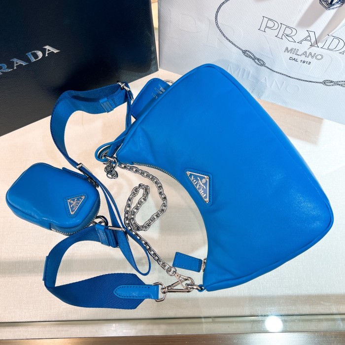 Re-Edition 2005 Leather Bag“22*18*6.5CM”-088=