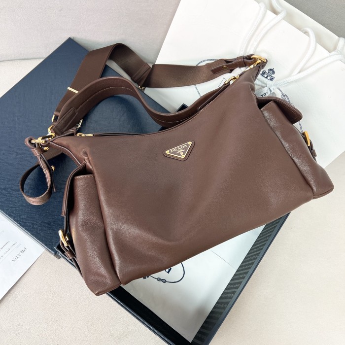 Explore large leather bag“32*22*11.5CM”-0811=