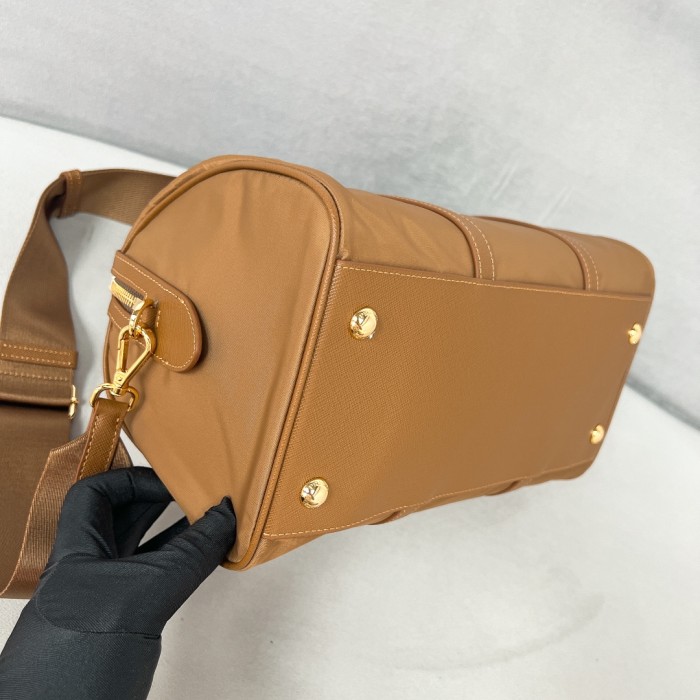 Re-Edition 1978 Medium Re-Nylon And Saffiano Leather Top-Handle Bag“31*16*17CM”-089=