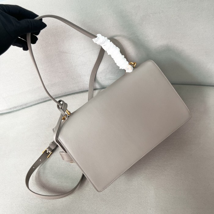 Soft Sound Medium Leather Shoulder Bag“28*16*10CM”-0821=