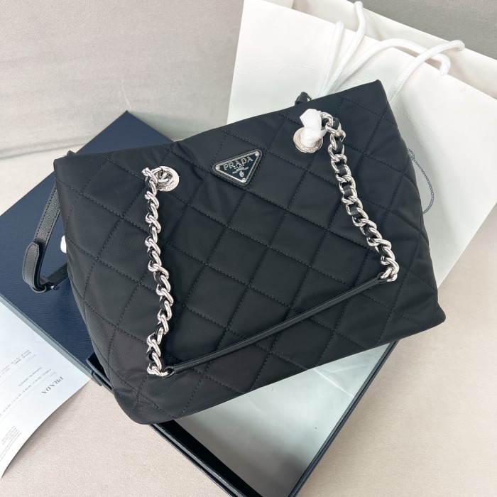 Re-Edition 1995 Chaine Re-Nylon Tote Bag“28*23*17CM”-0801=