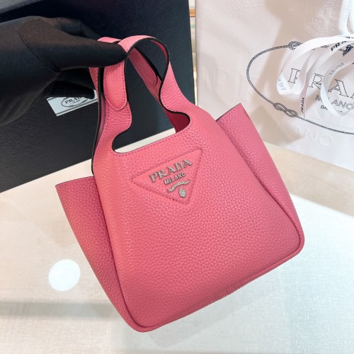 Medium Leather Tote Bag“18*15.5*10CM”-089=