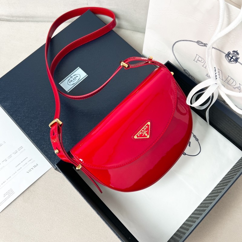 Arqué LeatherShoulder Bag With Flap“22*17*5.5CM”-089=