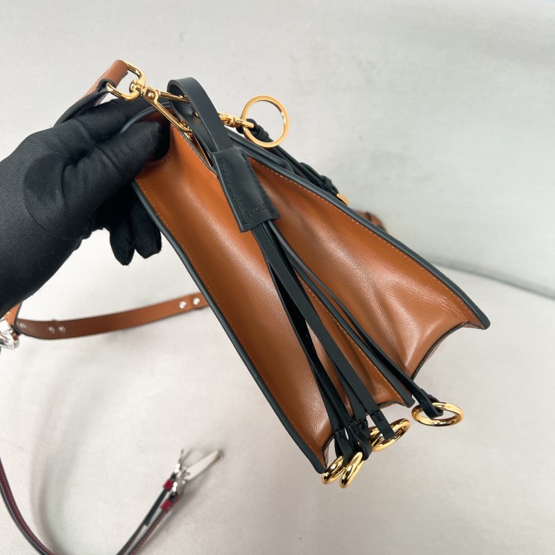 Soft Sound Large Leather Shoulder Bag With Charms“36*19.5*10.5CM”-0821=
