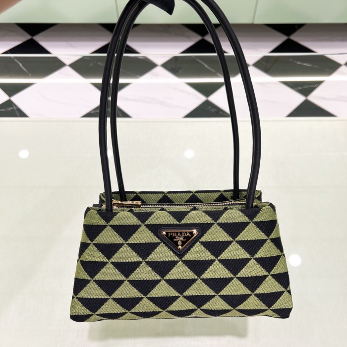 Symbole Embroidered Tote Bag“25*13*13.5CM”-088=