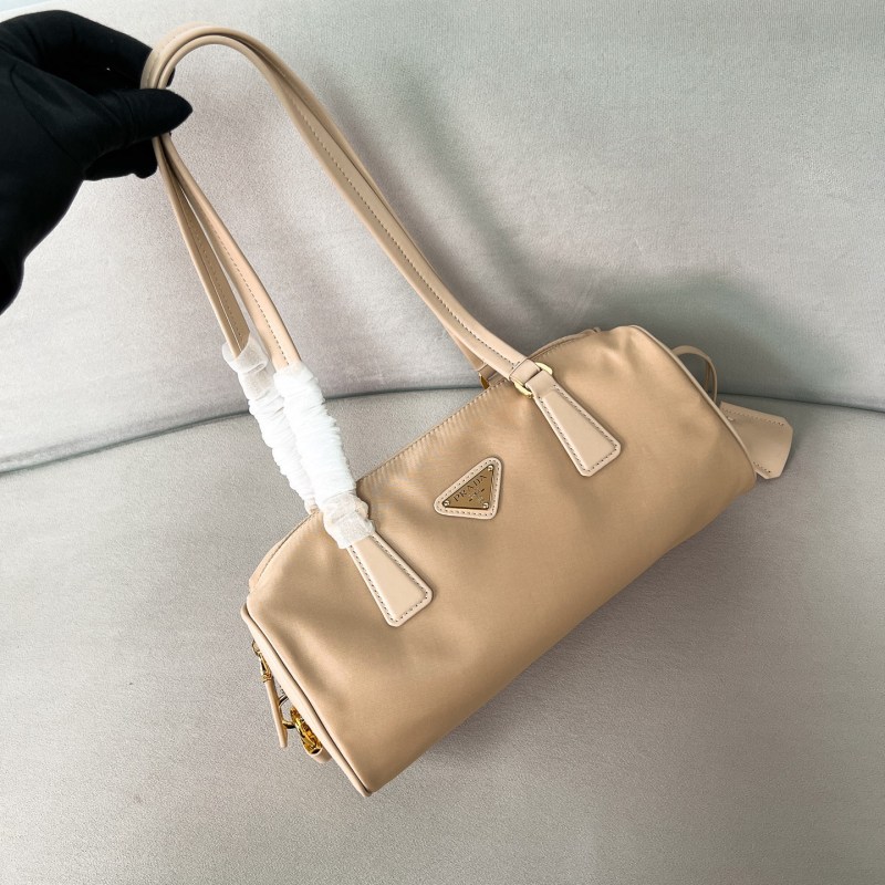 Re-Nylon Top-Handle Bag With Padlock“29*12.5*8CM”-089=