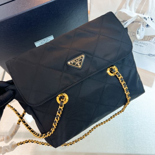 Re-Edition 1995 Chaine Re-Nylon Tote Bag“30*24*7CM”-008=