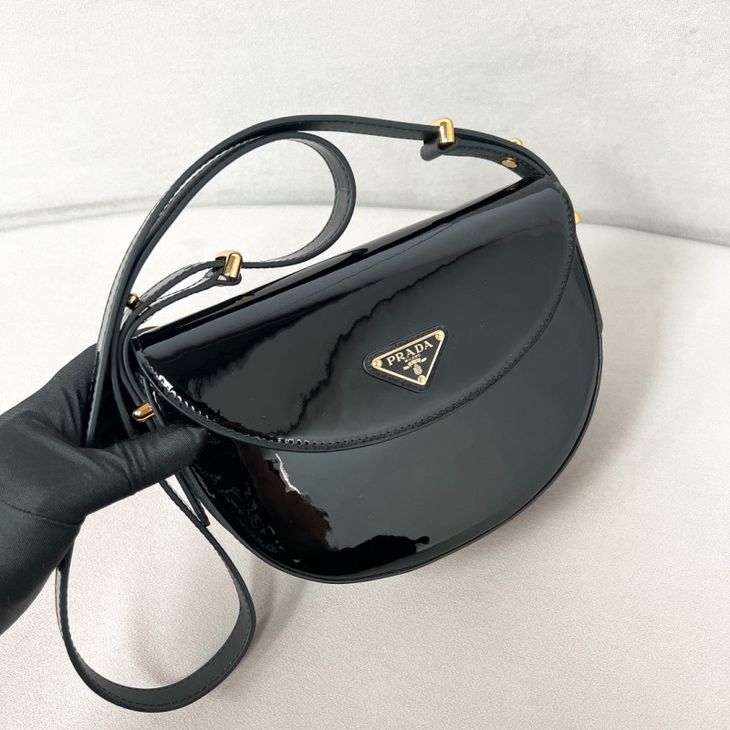 Arqué LeatherShoulder Bag With Flap“22*17*5.5CM”-089=