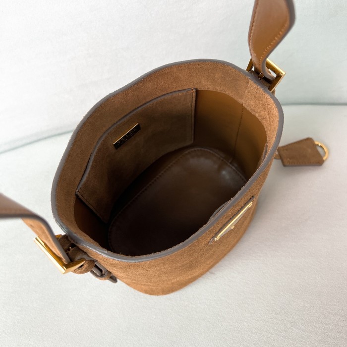 Leather Mini Shoulder Bag“22*22*13CM”-089=