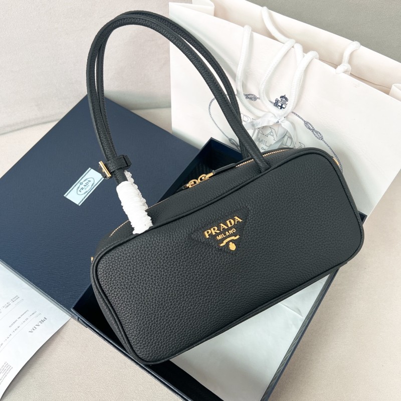 Leather Top-Handle Bag“25*14*8.5CM”-0801=