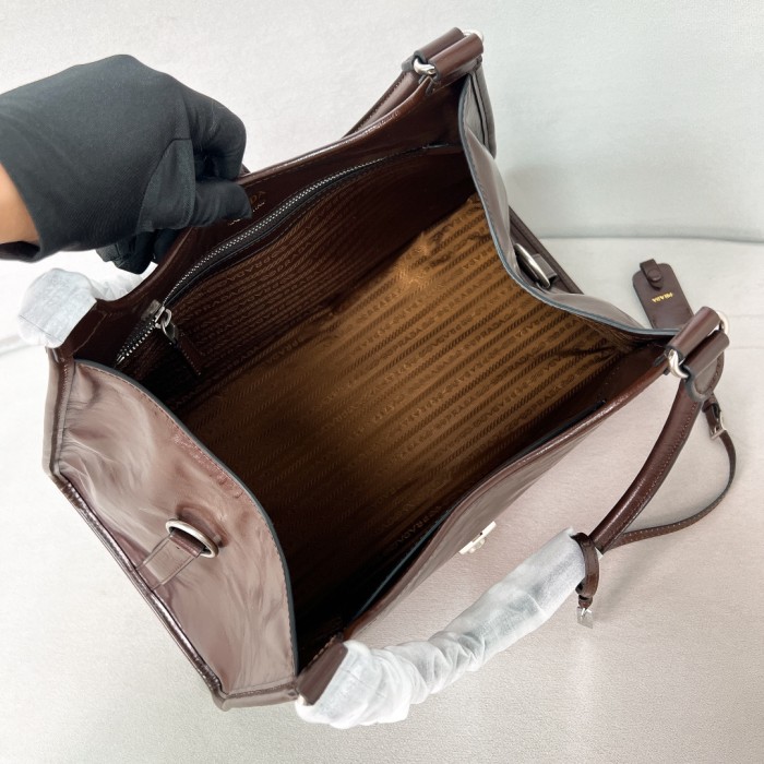 Leather Tote Bag“39*24.5*14CM”-0811=