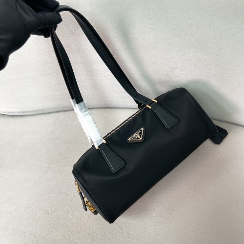 Re-Nylon Top-Handle Bag With Padlock“29*12.5*8CM”-089=