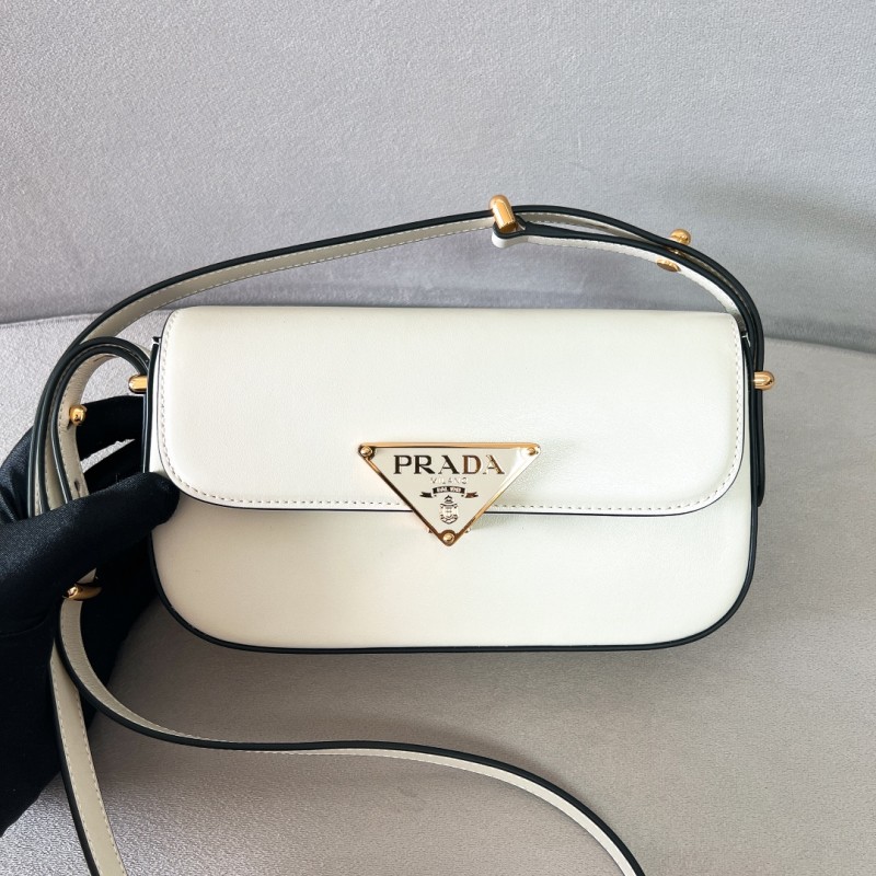 Logo-Plaque Glossy Leather Cross-Body Bag“20.5*10.5*4CM”-089=