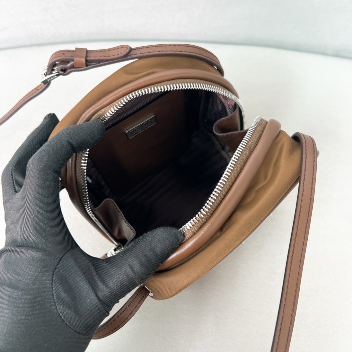 Swing Re-Nylon Shoulder Bag“14.5*14*10CM”-057=