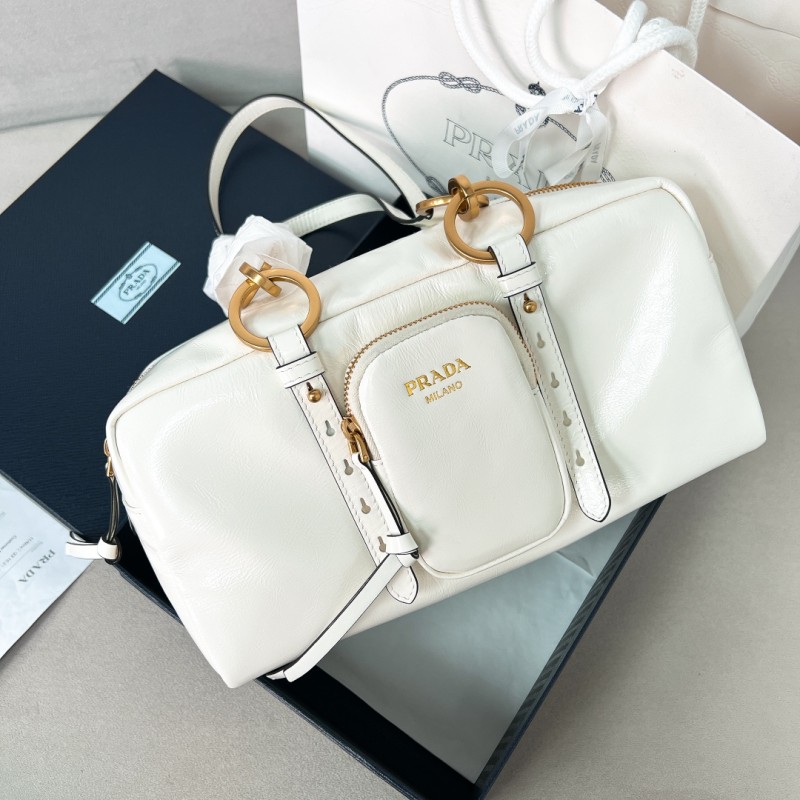 Dangle Leather Top-Handle Bag“30*14*13.5CM”-0801=