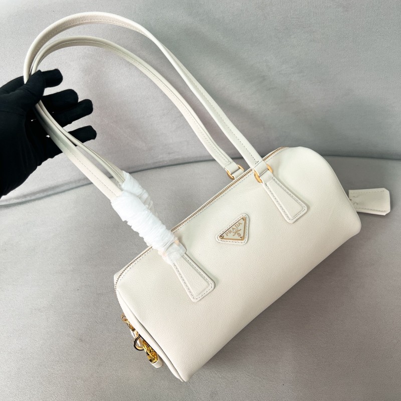 Leather Top-Handle Bag With Padlock“29*12.5*8CM”-0801=