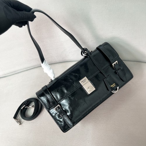 Leather Shoulder Bag“32*16.5*10CM”-0811=