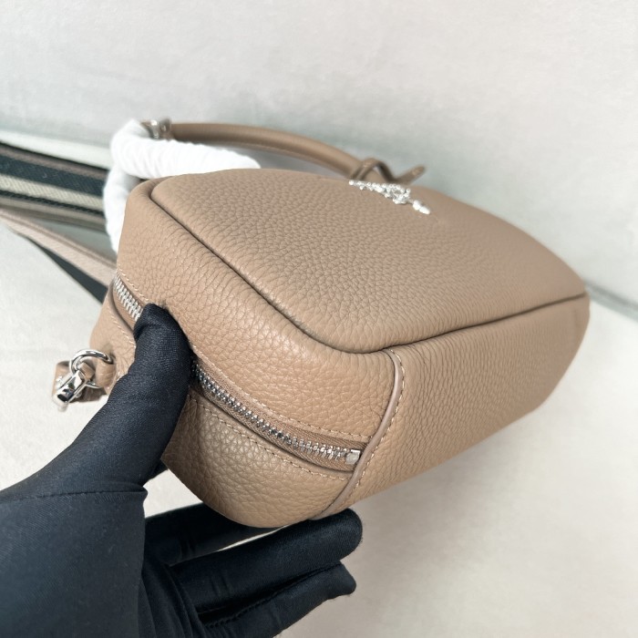 Logo-Embellished Leather Mini Bag“24*12*8.5CM”-0811=