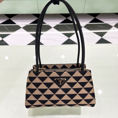 Symbole Embroidered Tote Bag“25*13*13.5CM”-088=