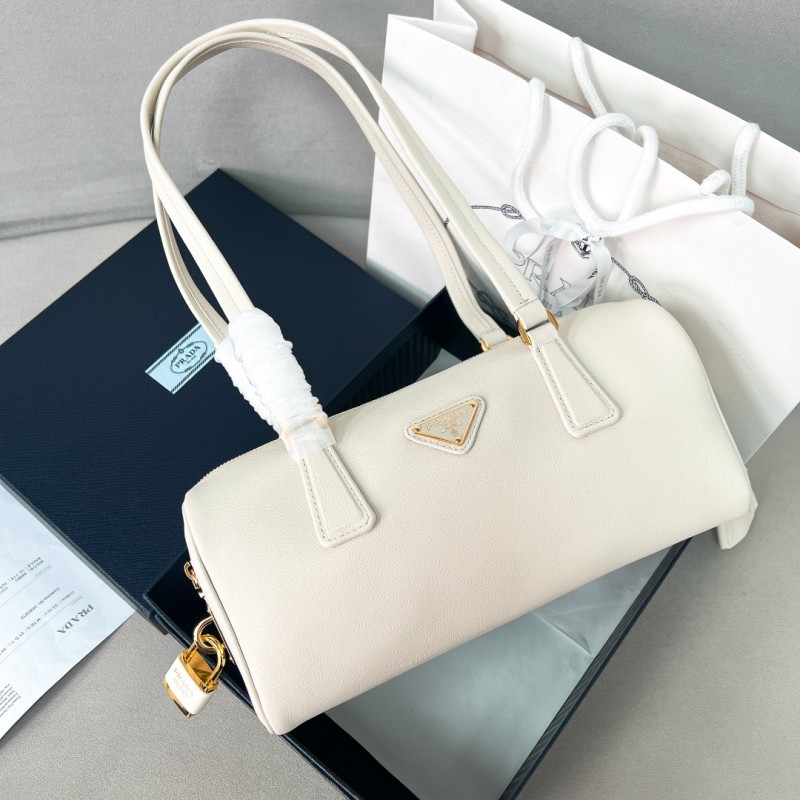 Leather Top-Handle Bag With Padlock“29*12.5*8CM”-0801=