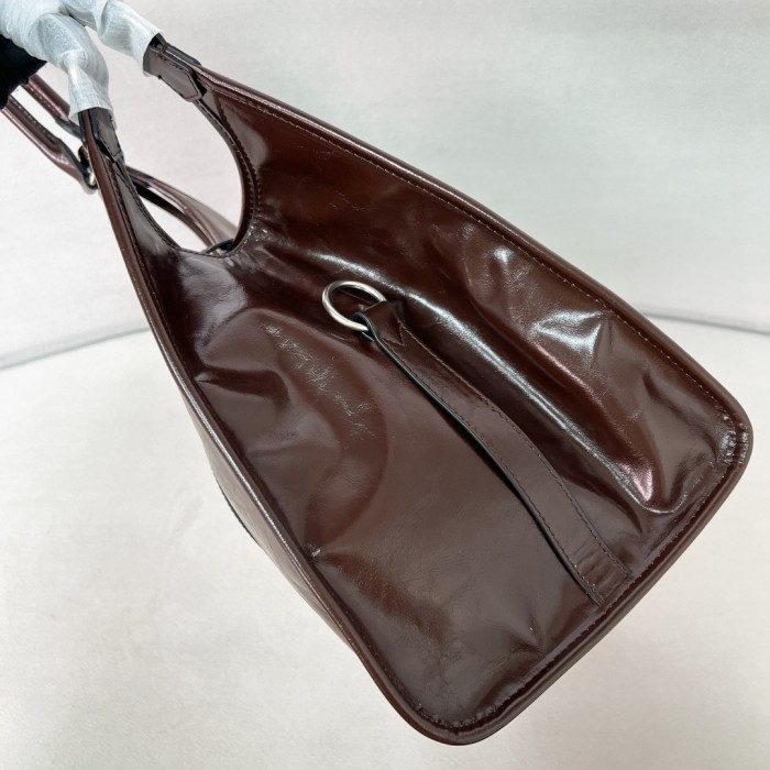 Leather Tote Bag“39*24.5*14CM”-0811=