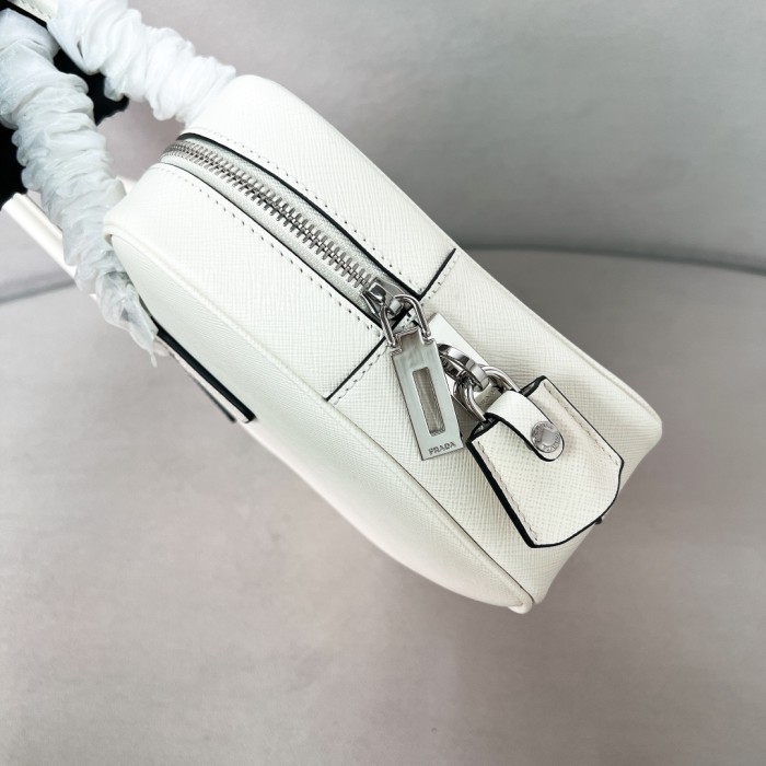 Saffiano Leather Bauletto Handbag“29*19*8CM”-0801=