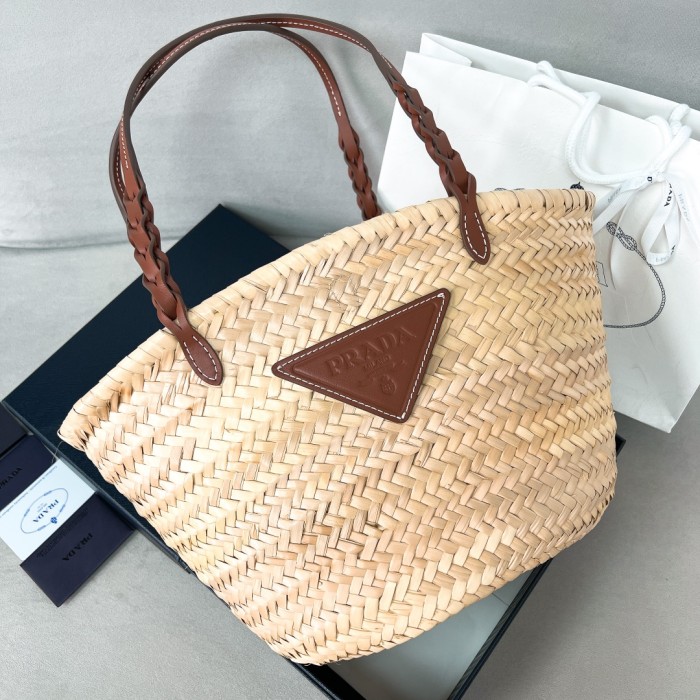 Palmito & Vitello Woven Tote Bag“25*25*18CM”-0811=